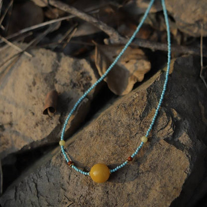 HannahChoice Natural Turquoise Bracelet Necklace